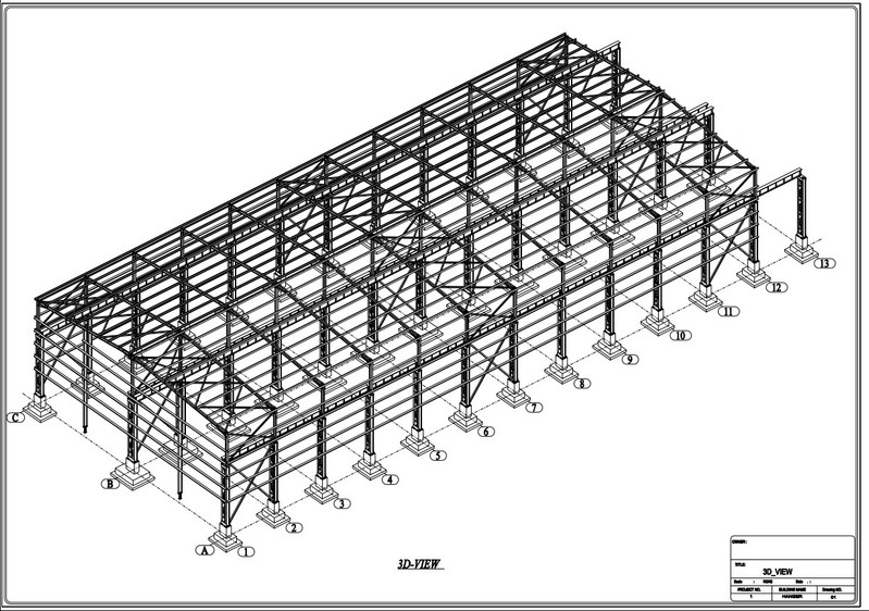 El Dawlia Factory steel structure